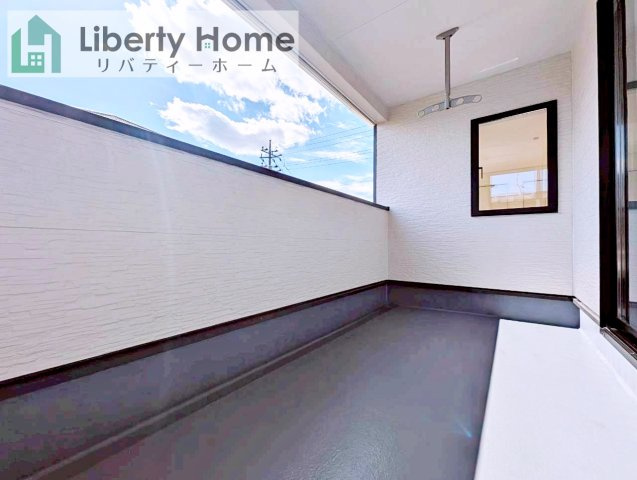 結城市結城第45　新築戸建　1号棟のバルコニー