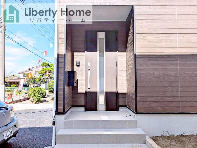 結城市結城第45　新築戸建　1号棟の玄関