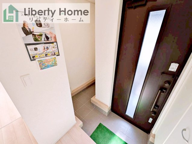 結城市結城第45　新築戸建　1号棟の玄関