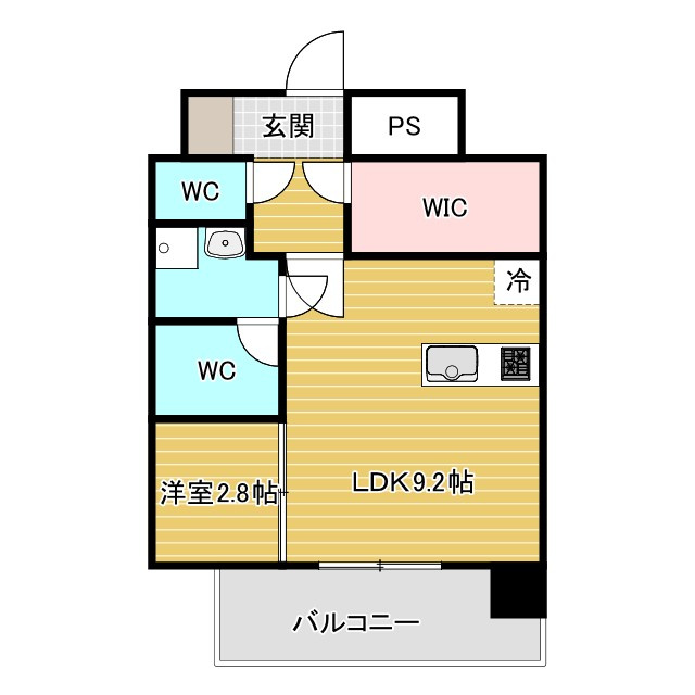 エル・セレーノ新大阪北の間取り