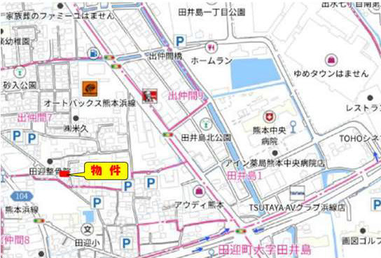 よかタウン／南区出仲間７丁目３期／１号棟の地図