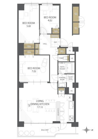 【間取り】ネオコーポ茨木 