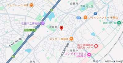 【地図】 | ビスタ岸部ハイツA棟