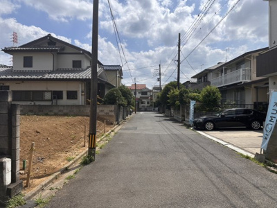 【前面道路含む現地写真】 | 越谷市宮本町5丁目　売地