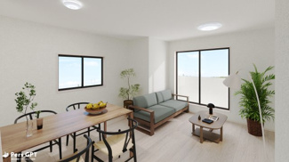 【居間・リビング】 | 泉区中田東4丁目 新築戸建 | 施工例