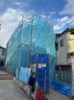 【外観】 | 泉区中田東4丁目 新築戸建 | 現地（１月８日撮影）