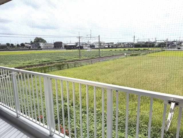 第２祥栄ビルの展望|南面のバルコニー