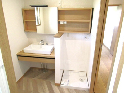 【独立洗面台】 | 【平屋住宅】甲府市下今井町 | 独立洗面化粧台付き