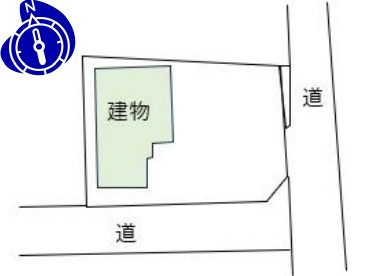 【区画図】 | 【平屋住宅】甲府市下今井町 | 区画図