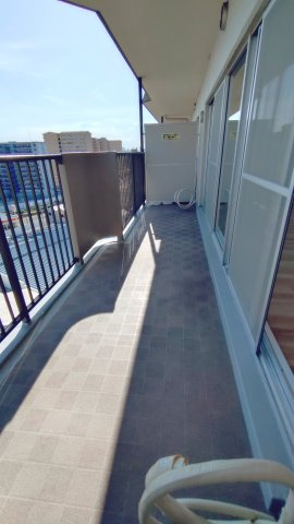 ハイム鴻池のバルコニー