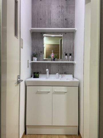 ハイブリッジ神道寺の独立洗面台