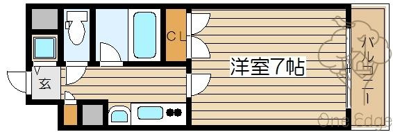 ランドマークシティ同心の間取り