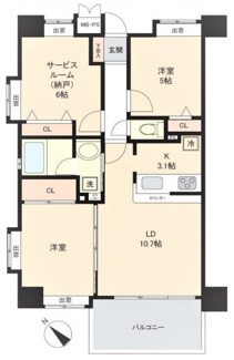 【間取り】 | ライオンズステーションプラザ久米川 | ライオンズステーションプラザ久米川
