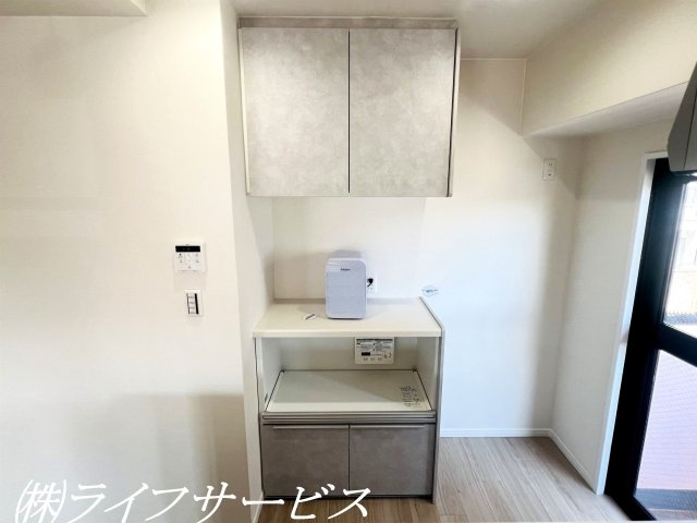 【キッチン】 | ベル・アーバニティ東淀川 | キッチンカップボード設置済！