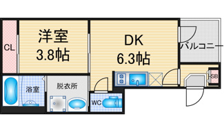 【間取り】 | ホワイトベースⅡ | 略図の為、現状優先