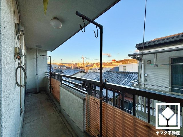 伏見区深草平田町のバルコニー