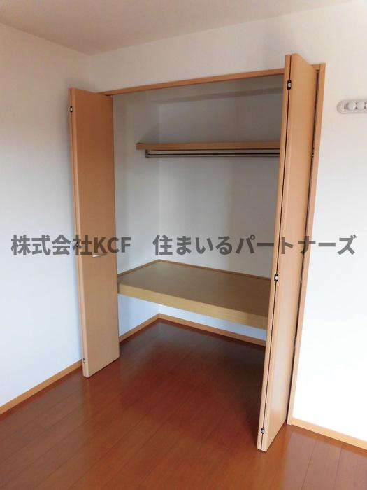 メルベーユ・ドミールD棟の収納|専用の収納スペースです