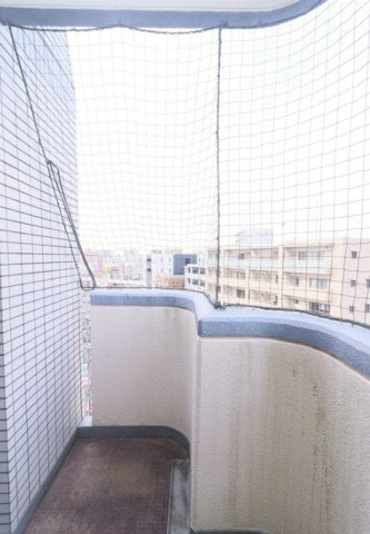 ダイナコート久留米駅前のバルコニー