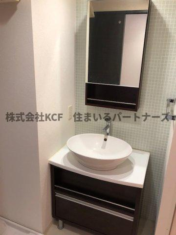 ソレイユ中央の洗面所|使いやすい洗面所です