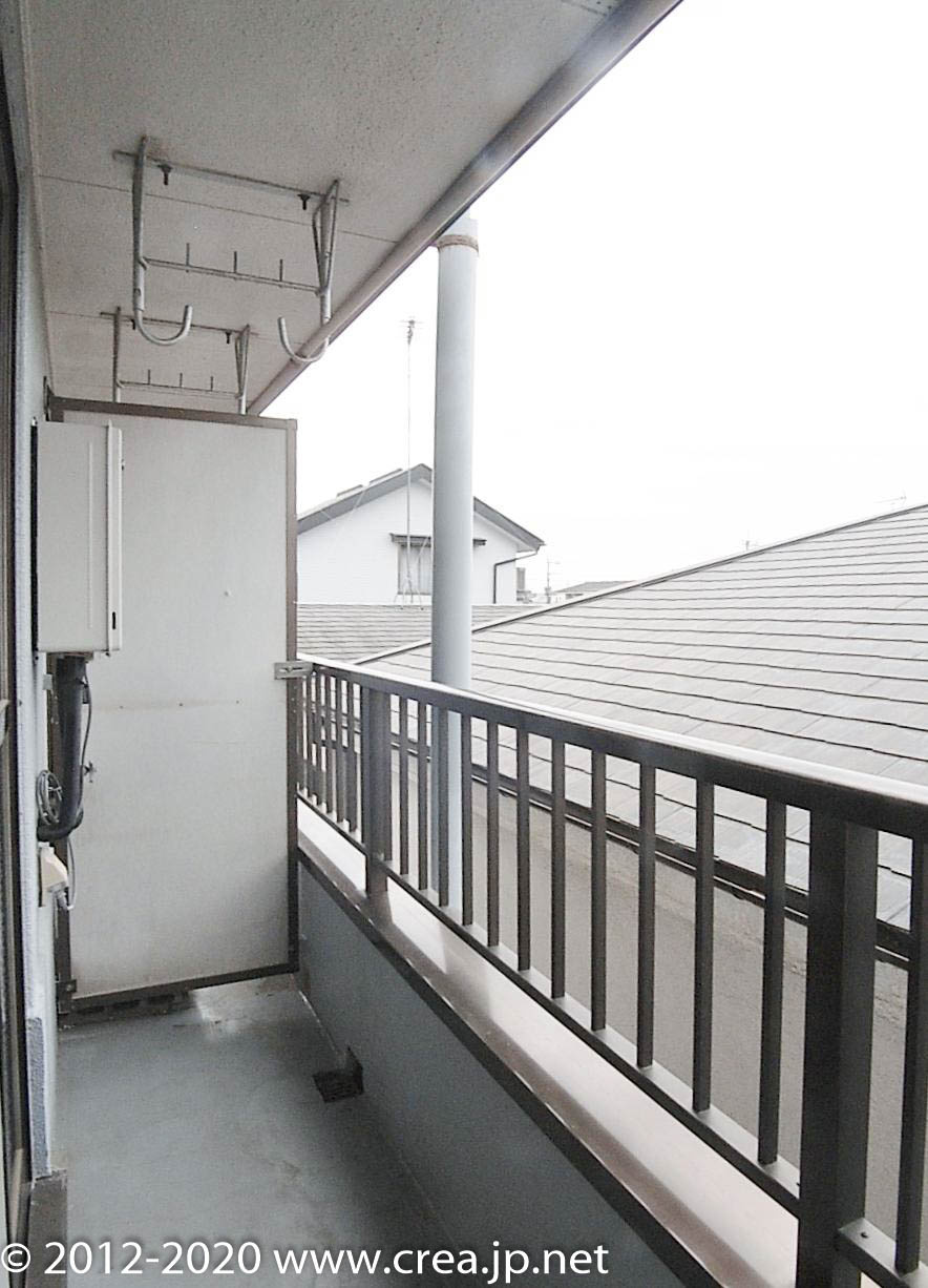 ノースビレッジⅡのバルコニー|陽当たり良好なバルコニーです