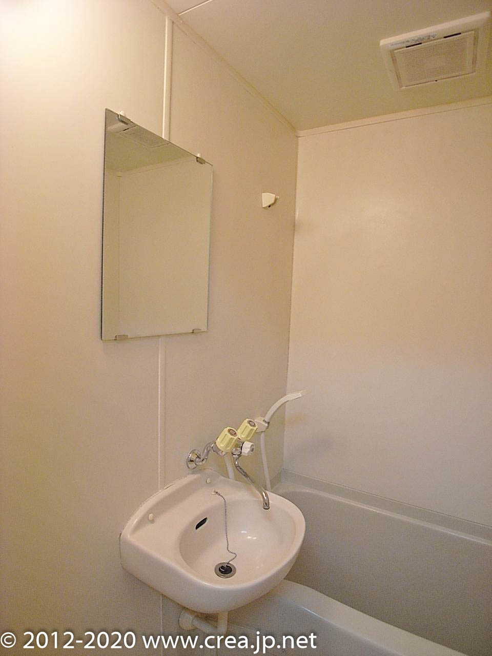 ノースビレッジⅡの洗面所|忙しい朝には欠かせない洗面所です