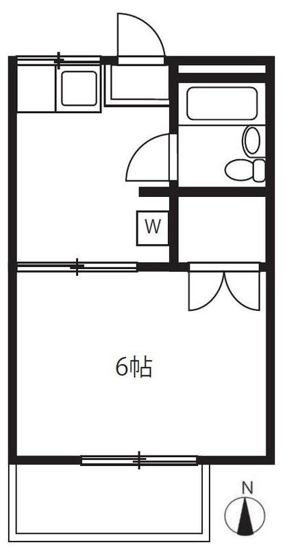 レピュート本八幡の間取り