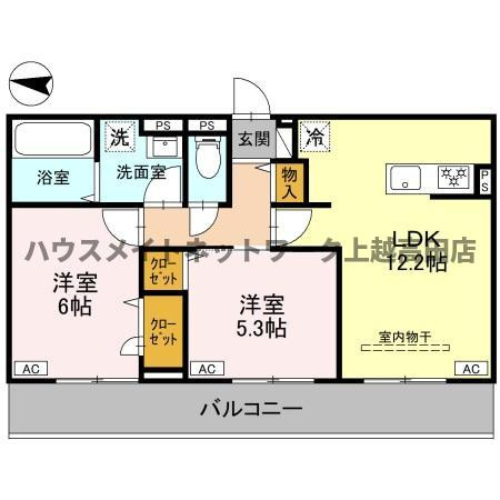 ルノンⅡの間取り|間取図