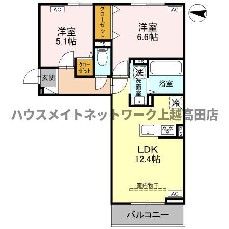 ルノンⅡの間取り|間取図