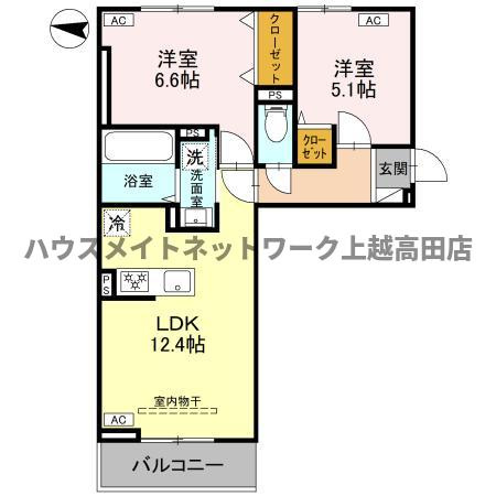 ルノンⅡの間取り|間取図
