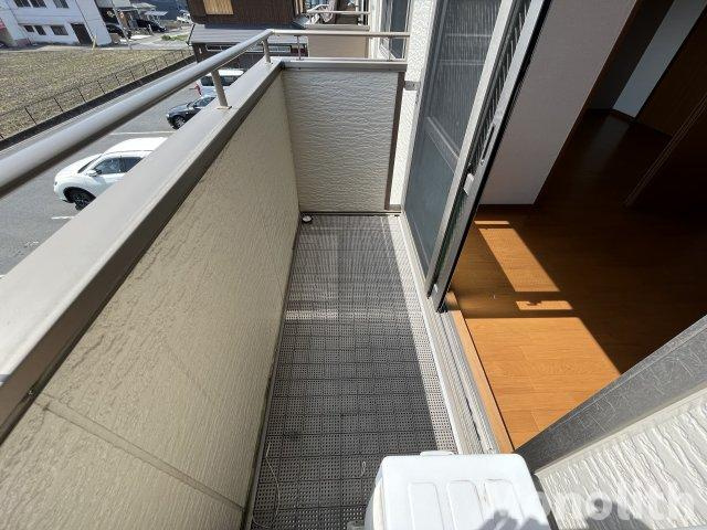 ヴィラブルームA棟のバルコニー