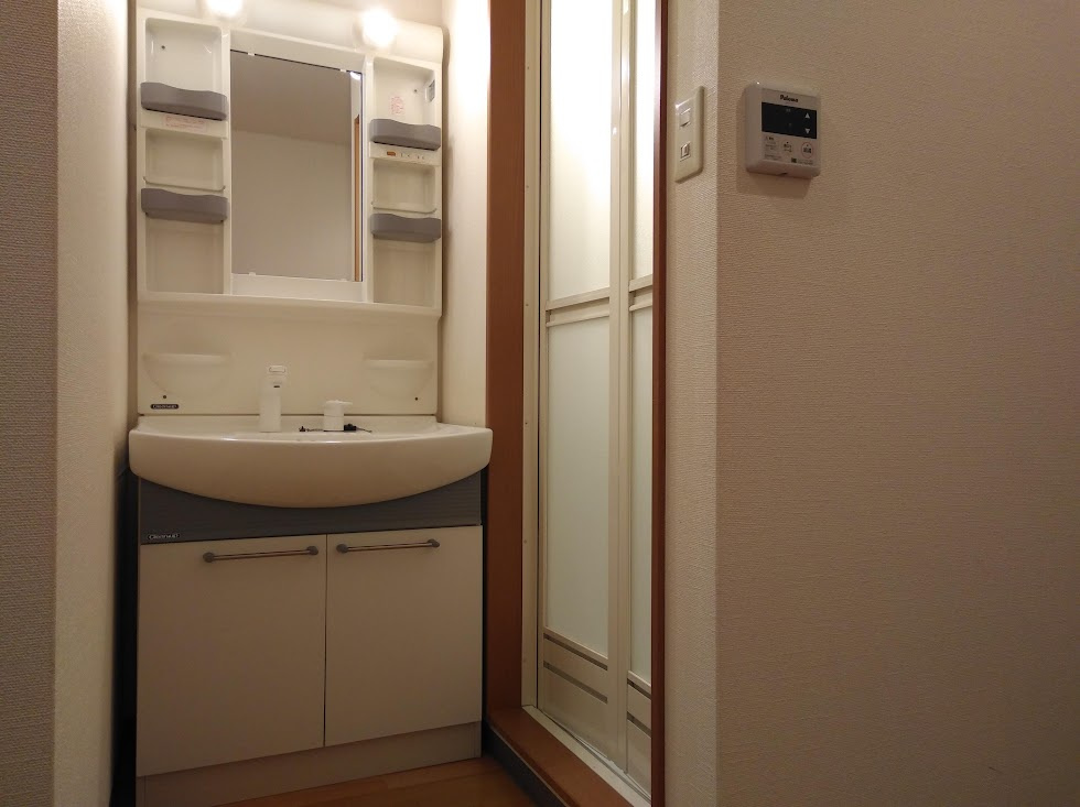 ポエム・ガーデン新田辺の洗面所