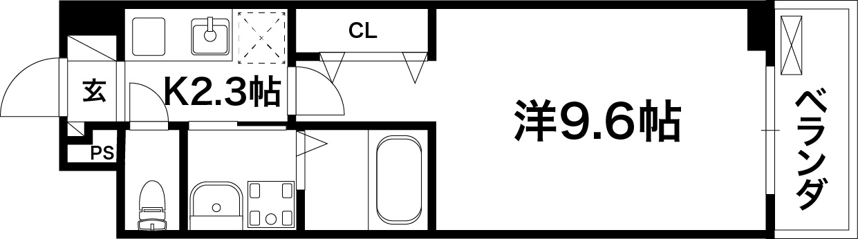 シンフォニーⅠの間取り|【代表的な間取です】