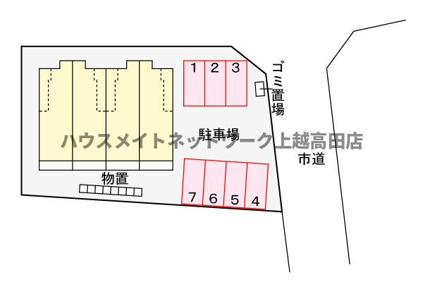 カーサ　アンビエンテの駐車場|駐車場