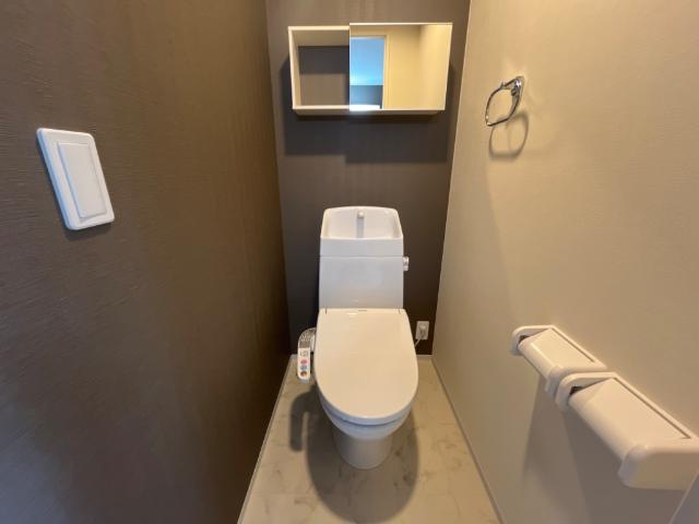 富山市神通本町新築アパートのトイレ|シャワー付トイレ（イメージ）