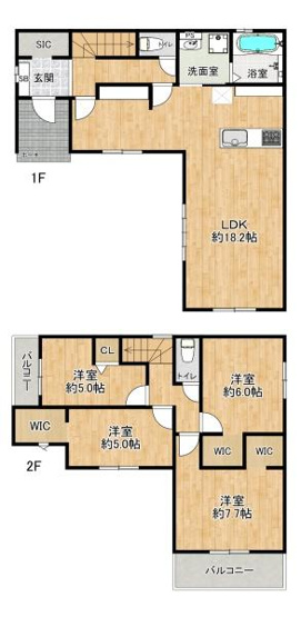 【間取り】 | 明石市大久保町11期　2号棟　新築戸建