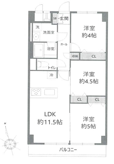 【間取り】 | 秀和蓮根レジデンス