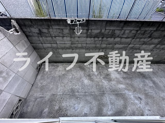 クオリティハイツのバルコニー|開放的で明るい空間を演出してくれるバルコニーです