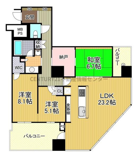 【間取り】 | クロスタワー大阪ベイ