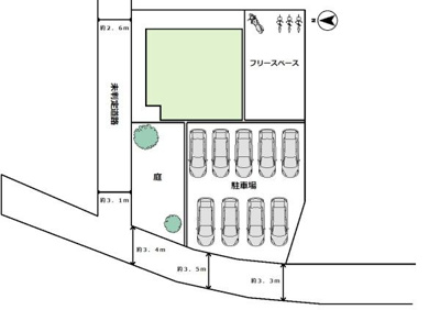 【区画図】 | 堺市中区東山　中古戸建