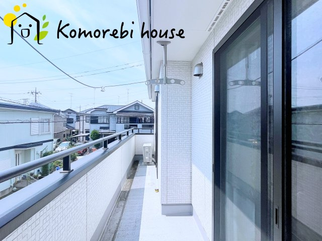 鴻巣市小松1丁目　中古戸建のバルコニー|陽当たり良好なバルコニーです