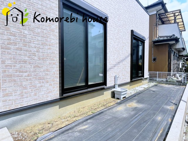 鴻巣市小松1丁目　中古戸建の庭|お庭の付いた物件です