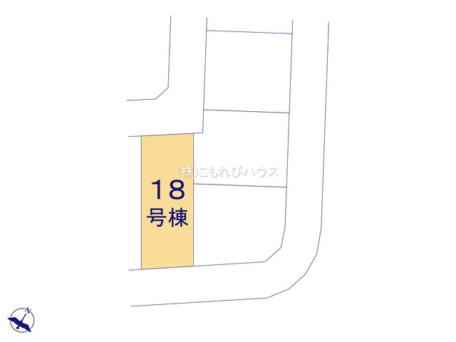 桶川市加納6期　新築一戸建て　グラファーレ　18の区画図|18号棟