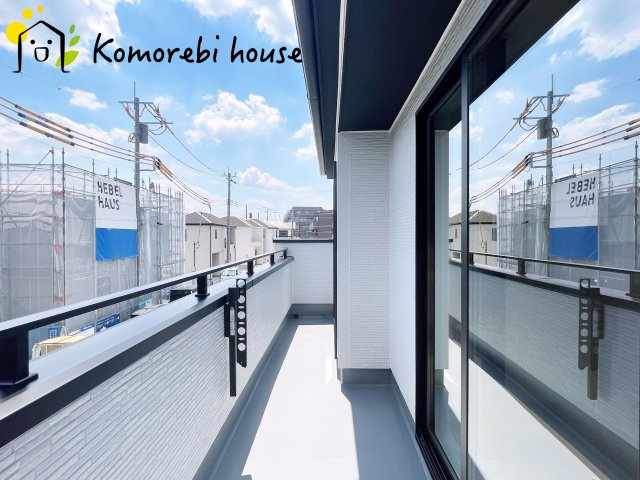 桶川市加納6期　新築一戸建て　グラファーレ　19のバルコニー|撮影：'25/07/28