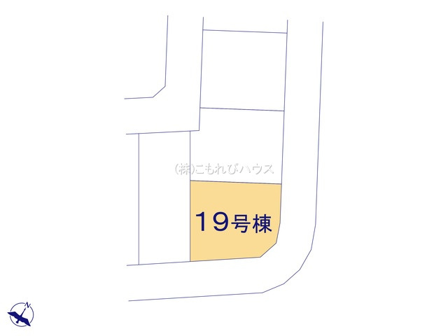桶川市加納6期　新築一戸建て　グラファーレ　19の区画図|19号棟