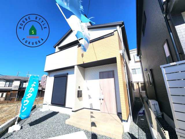 福岡市南区曰佐5丁目第2-4棟（1号棟）の外観|デザイン性のある外観です。