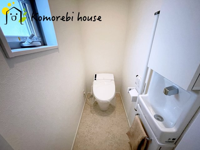 桶川市上日出谷南　2期　戸建て　ピュアガーデン　02のトイレ|コンパクトで使いやすいトイレです