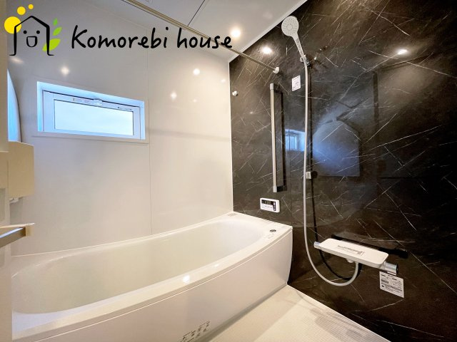 桶川市上日出谷南　2期　ピュアガーデン　戸建て　5号棟の浴室|日々の疲れを癒すお風呂付です