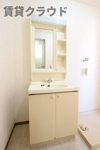 サニーコーポ・ハセベの独立洗面台|独立洗面化粧台付き