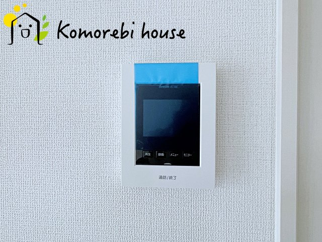 桶川市加納6期　新築一戸建て　グラファーレ　25の防犯設備|来客時も画面で確認できる安心のTVモニターフォン。録画機能も付いているの安心。忙しい毎日をしっかりサポートします。