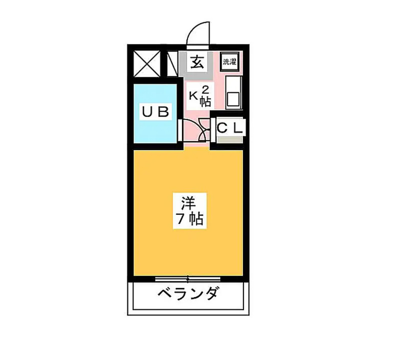 三重県名張市　1棟投資マンションの間取り